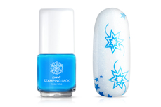 Jolifin Stamping Lacquer - neon blue 12ml