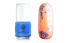 Jolifin Stamping-Lack - pure blue 12ml