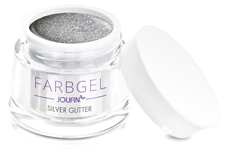 Jolifin Farbgel silver Glitter 5ml
