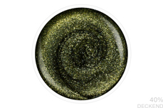 Jolifin LAVENI Shellac - Diamond Cat-Eye khaki green 12ml