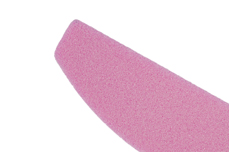 Jolifin Mini Bufferfeile gebogen 100/180 - pink