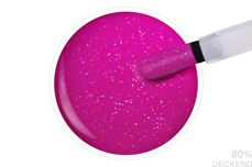 Jolifin LAVENI Shellac - Thermo magenta-rosé Glitter 12ml