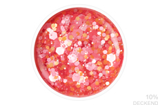 Jolifin LAVENI Shellac - charming rose Glitter 12ml