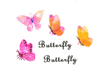 Jolifin LAVENI XL Sticker - Butterfly Hologramm Nr. 4