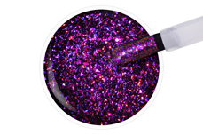 Jolifin LAVENI Shellac - purple Glitterflakes 12ml