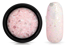 Jolifin LAVENI Crystal Glitter - dreamy pastell-peach