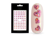 Jolifin LAVENI Sticker - Hearts rose hologramme