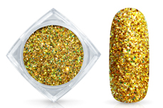 Jolifin Glitter Powder - hologram gold