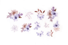 Jolifin LAVENI XL Sticker - Flowers Nr. 34