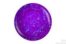 Jolifin LAVENI Shellac - Top-Coat ohne Schwitzschicht purple sunset 12ml