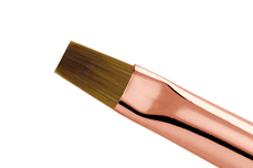 Jolifin Gemstone Gel-Pinsel Rosé-Gold - gerade Gr. 6