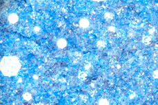 Jolifin LAVENI Crystal Glitter - bleu fluo pastel