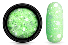 Jolifin LAVENI Crystal Glitter - pastel neon-green