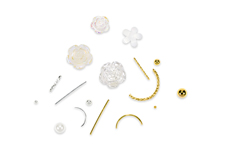 Jolifin LAVENI Perlen-Display - Pearls & Flowers