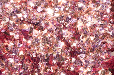 Jolifin Mini Soft Foil Flakes - copper & rose