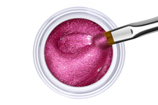 Jolifin Farbgel fuchsia pink Glimmer 5ml