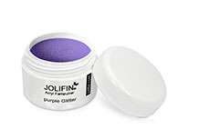 Jolifin Acryl Farbpulver - purple Glitter 5g