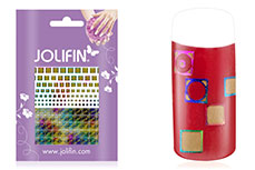 Jolifin Fancy Nail Sticker golden rainbow 8