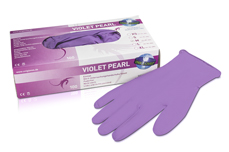 Nitrile gloves Violet Pearl Gr. M