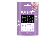 Jolifin Nailart Tattoos purple and white Nr. 1