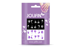 Jolifin Nailart Tattoos purple and white Nr. 6