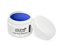 Jolifin Acryl Farbpulver - royal blue glimmer 5g