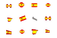 Jolifin Länder Nailart Tattoo - Spain