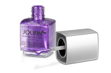 Jolifin Stamping-Lack - glitzer lila 12ml