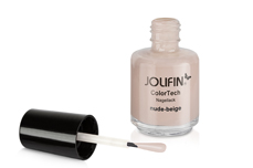 Jolifin ColorTech Nagellack nude beige 14ml