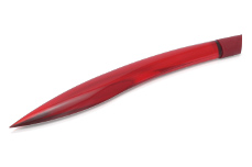 Bâtonnets de sabot design rouge translucide