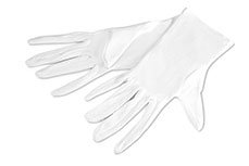 24 guantes de algodón de la talla M