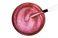 Jolifin Stamping-Lack - raspberry Glitter 12ml