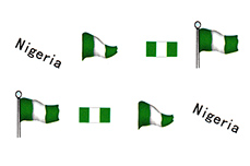Jolifin Länder Tattoo - Nigeria