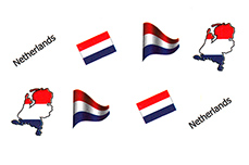Jolifin Länder Tattoo - Netherlands