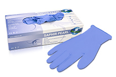 Nitrile gloves Saphir Pearl size XS