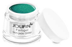 Jolifin Farbgel neon-jade Glitter 5ml