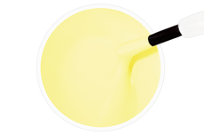 Jolifin Stamping-Lack - pastell-gelb 12ml