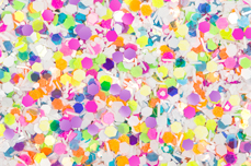 Jolifin Confetti Glitter - neon-mix