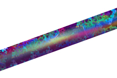 Jolifin Pinstripes hologramm lila - 3mm
