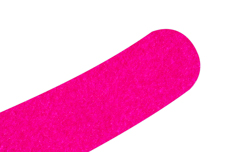 Jolifin Feile gebogen neon-pink 100/180 