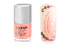 Jolifin Stamping-Lack - pastell-coral 12ml