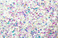 Jolifin Illusion Glitter IX - white rainbow