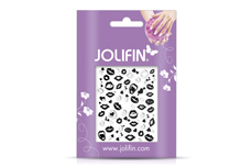 Jolifin Silver-Black Nailart Sticker 3