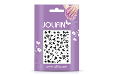 Jolifin Silver-Black Nailart Sticker 7