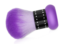 Cepillo para polvo Jolifin premium - púrpura