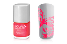 Laque pour tampons Jolifin - mica rose fluo 12ml
