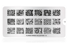 MoYou-London Schablone Flower Power Collection 15