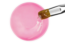 Recharge Jolifin LAVENI - Gel de fibre de verre rose clair 250ml