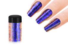 Jolifin Mirror-Chrome Flakes - FlipFlop violet & bleu